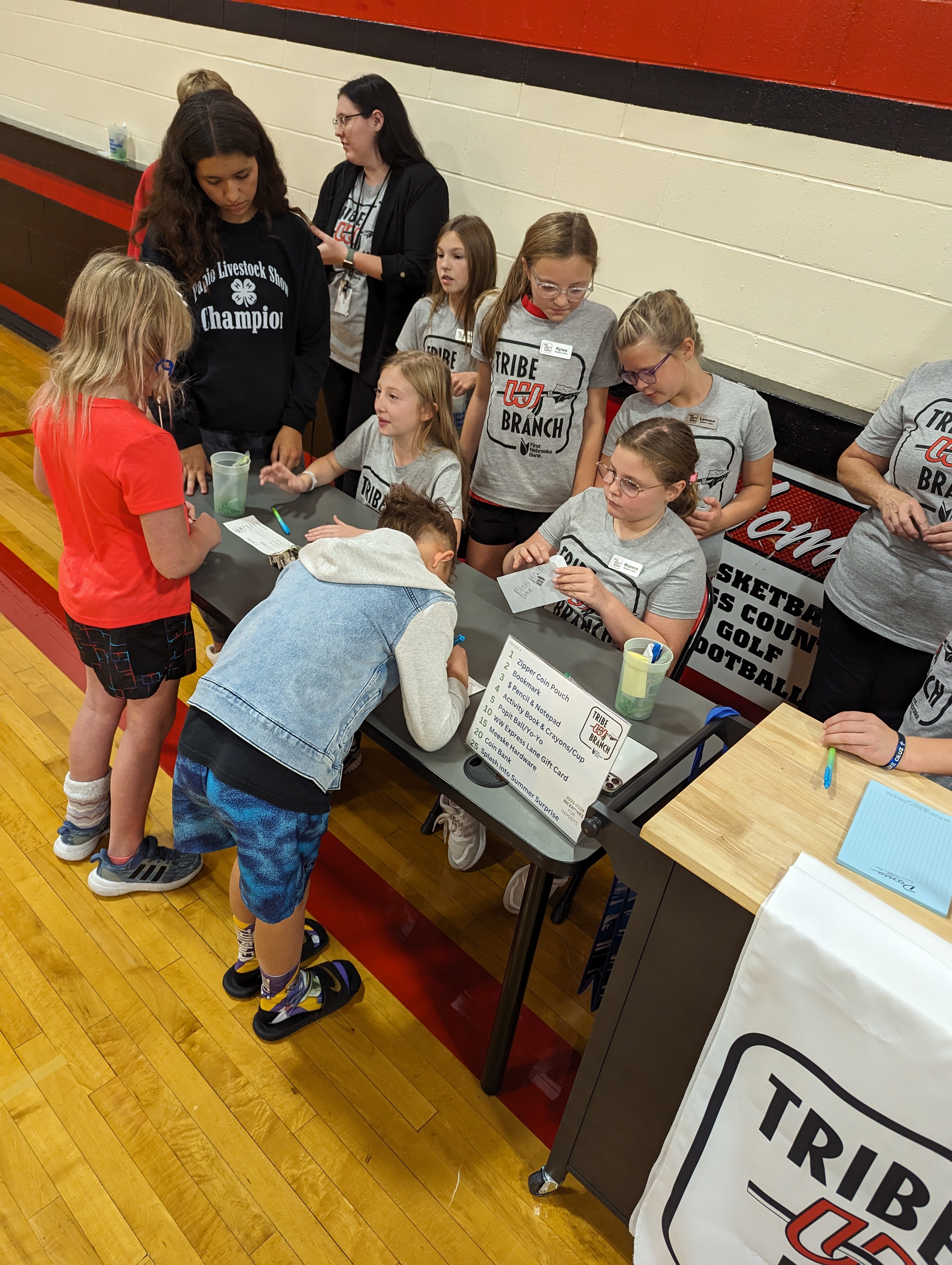 Tribe branch deposit day 1